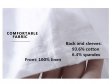 Mens Casual Linen Short-Sleeved T-Shirt White Round Neck